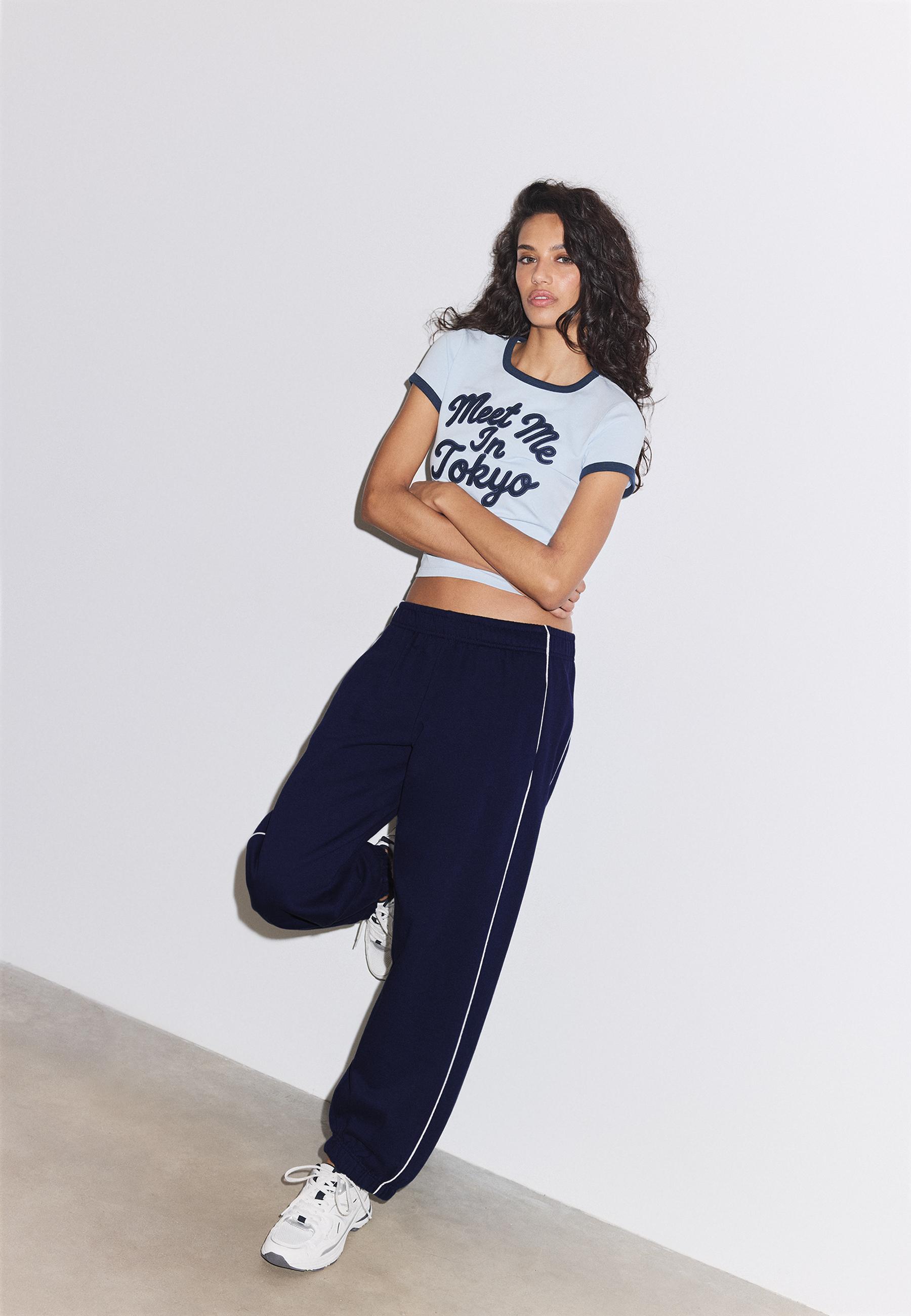 LT1K Double Piping Baggy Jogger. (Perfect For All Season).
