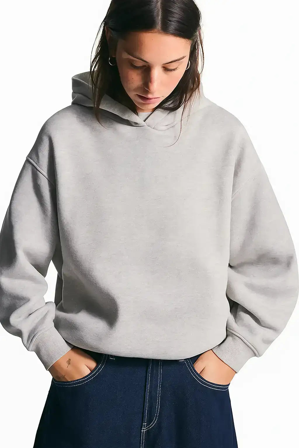 LT1K Basic Grey Oversize hoodie.