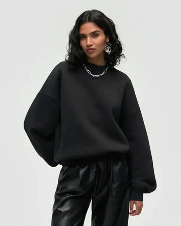 LT1K Black Oversize Sweatshirt.