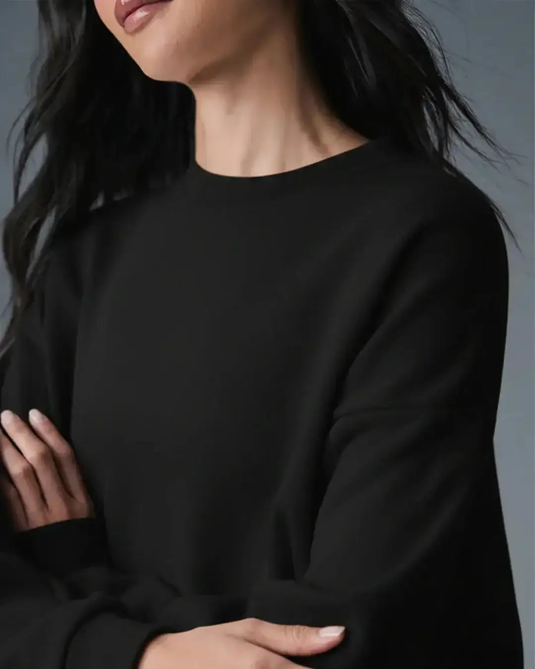LT1K Black Oversize Sweatshirt.