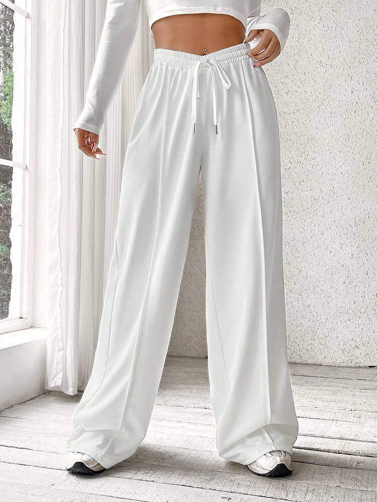 LT1K Front-Seam Wide-Leg Trouser.(Perfect For All Season)
