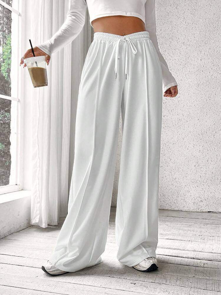 LT1K Front-Seam Wide-Leg Trouser.(Perfect For All Season)