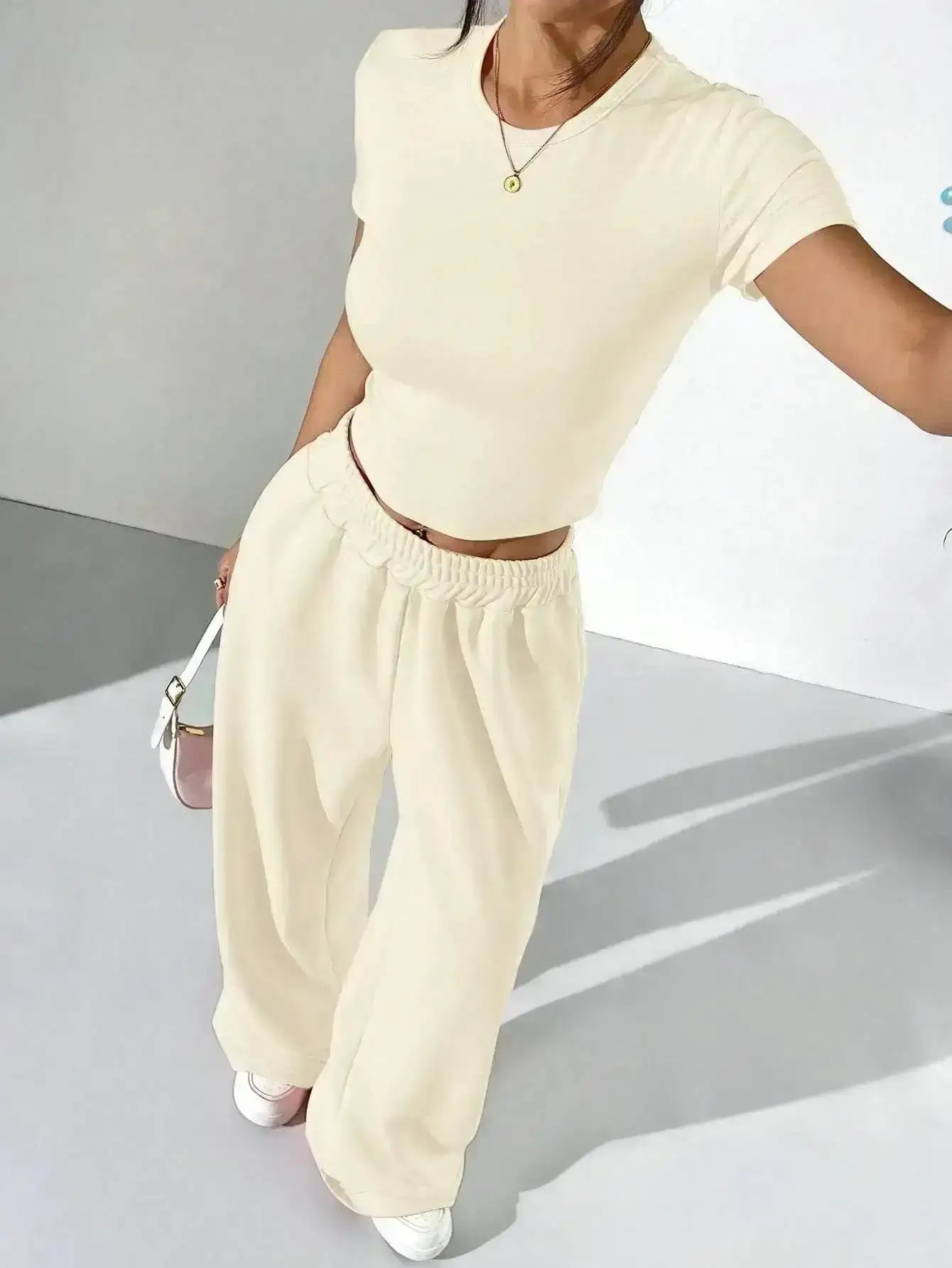 LT1K Sand Fix Belt Wide-Leg Trouser (Made For Summer). - lessthan1thousand