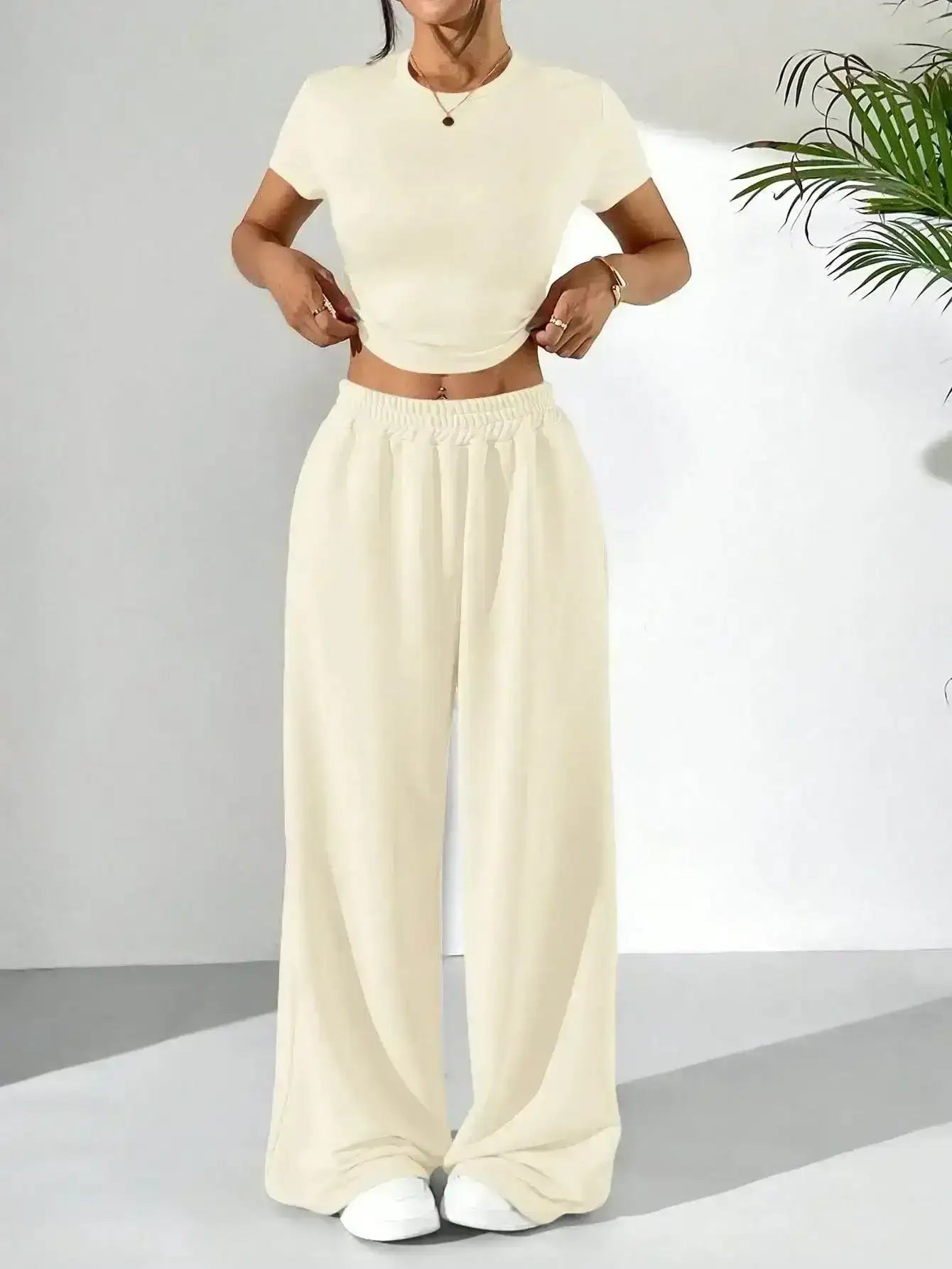 LT1K Sand Fix Belt Wide-Leg Trouser (Made For Summer). - lessthan1thousand