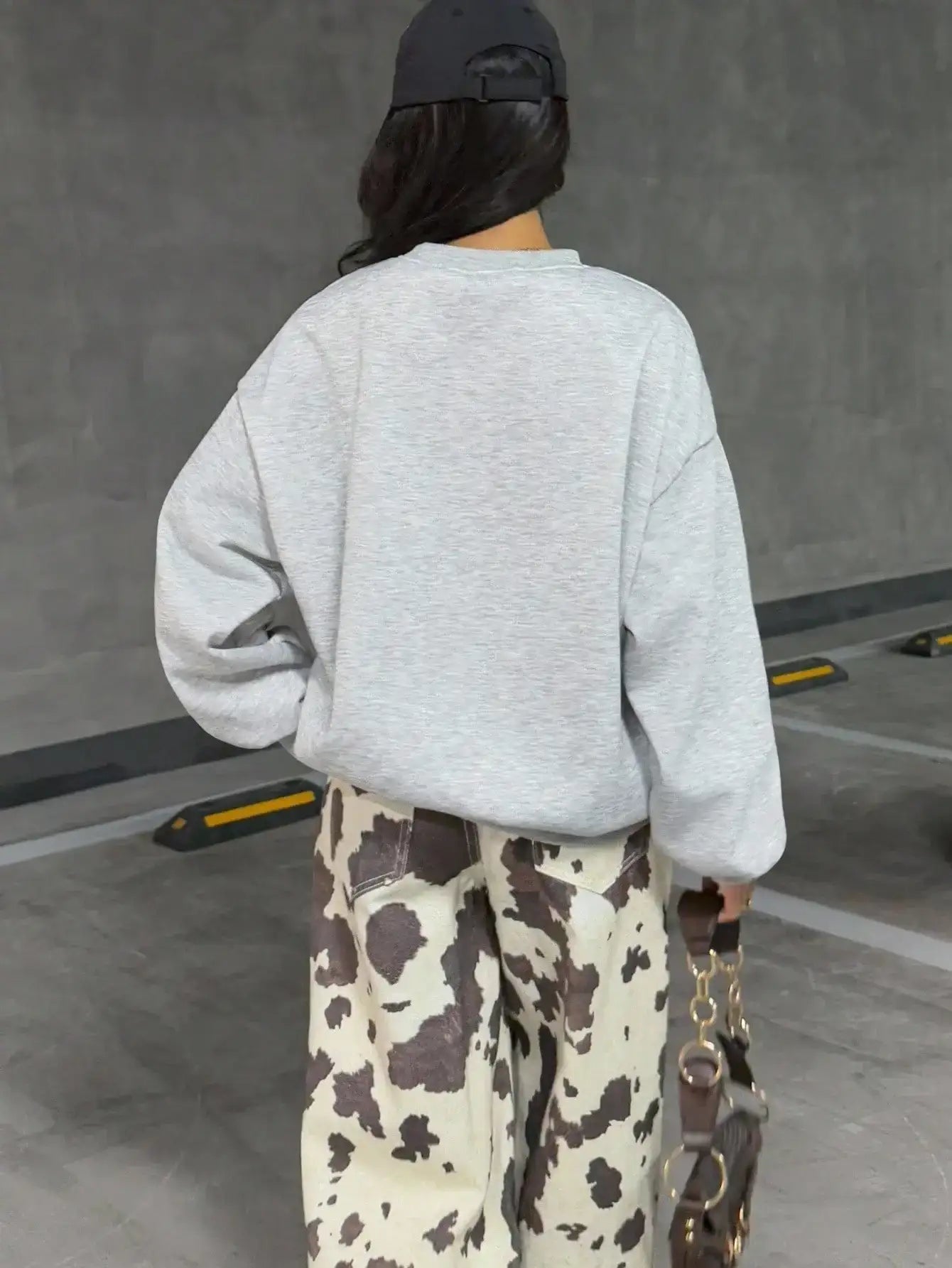 LT1K Grey Oversize Sweatshirt.
