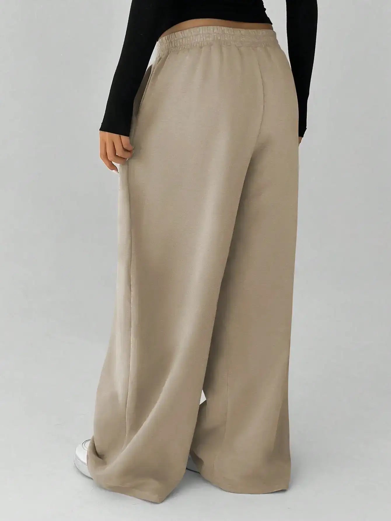 LT1K Pleated Wide-Leg Trouser.(Perfect For All Season).