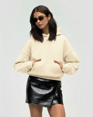 LT1K Basic Sand Oversize hoodie.