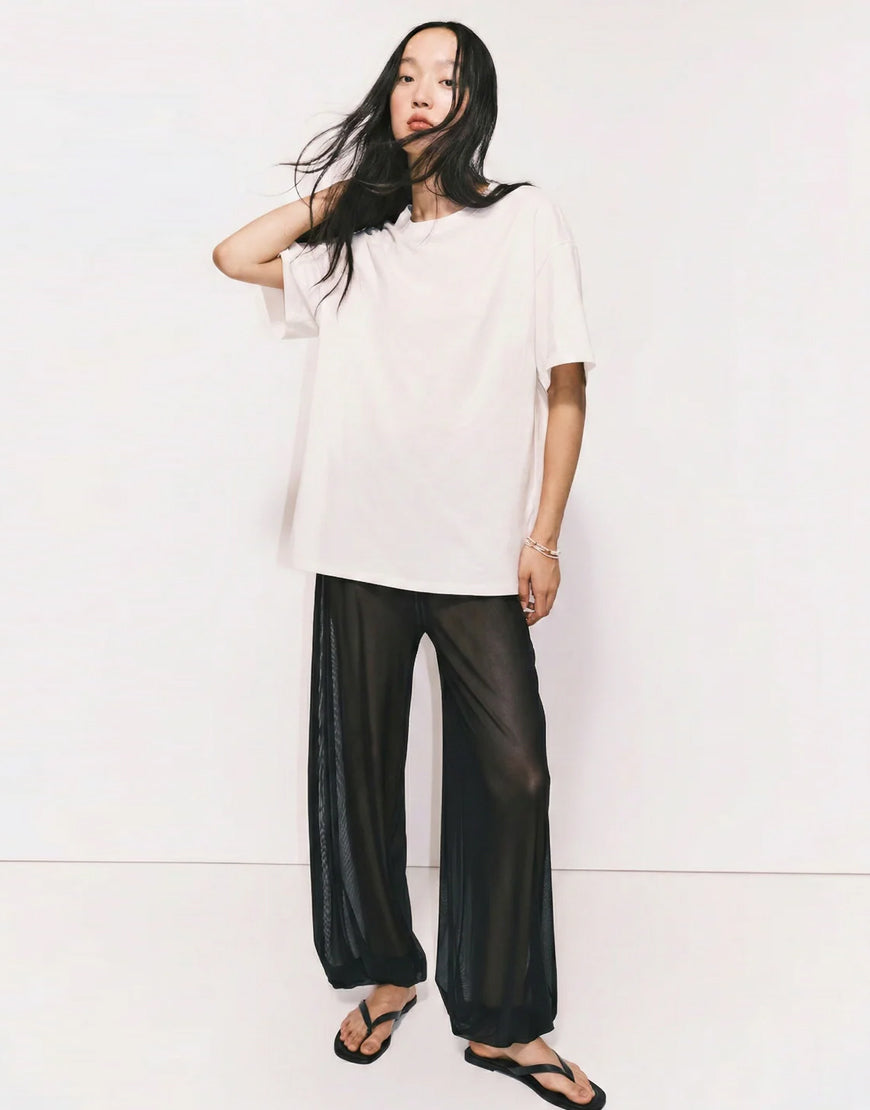 LT1K Oversize White Essential T-Shirt