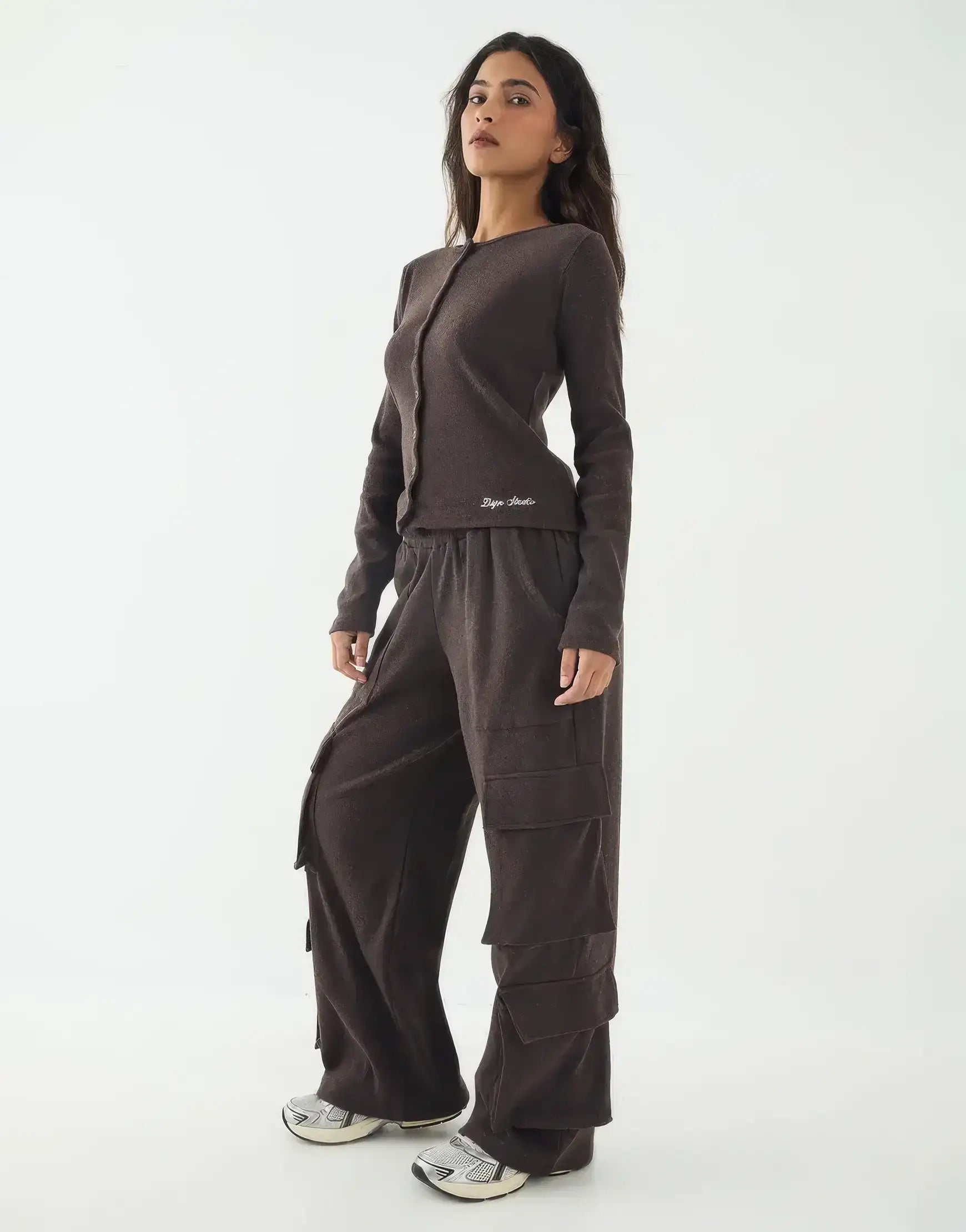 LT1K Multi Pocket Cargo Wide-Leg Trouser.(Perfect For All Season).