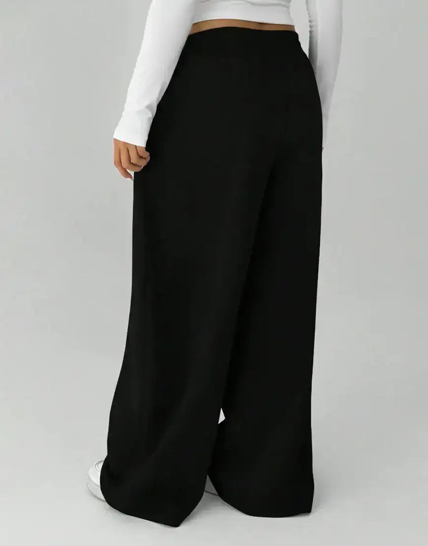 LT1K Pleated Wide-Leg Trouser.(Perfect For All Season).