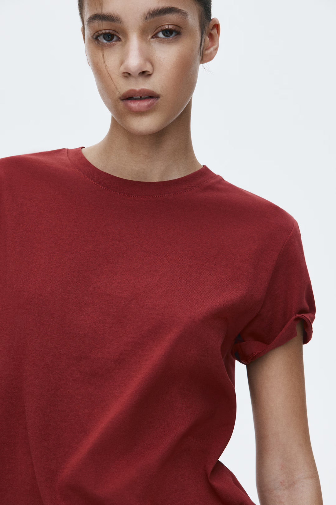 LT1K Regular Maroon Essential T-Shirt.
