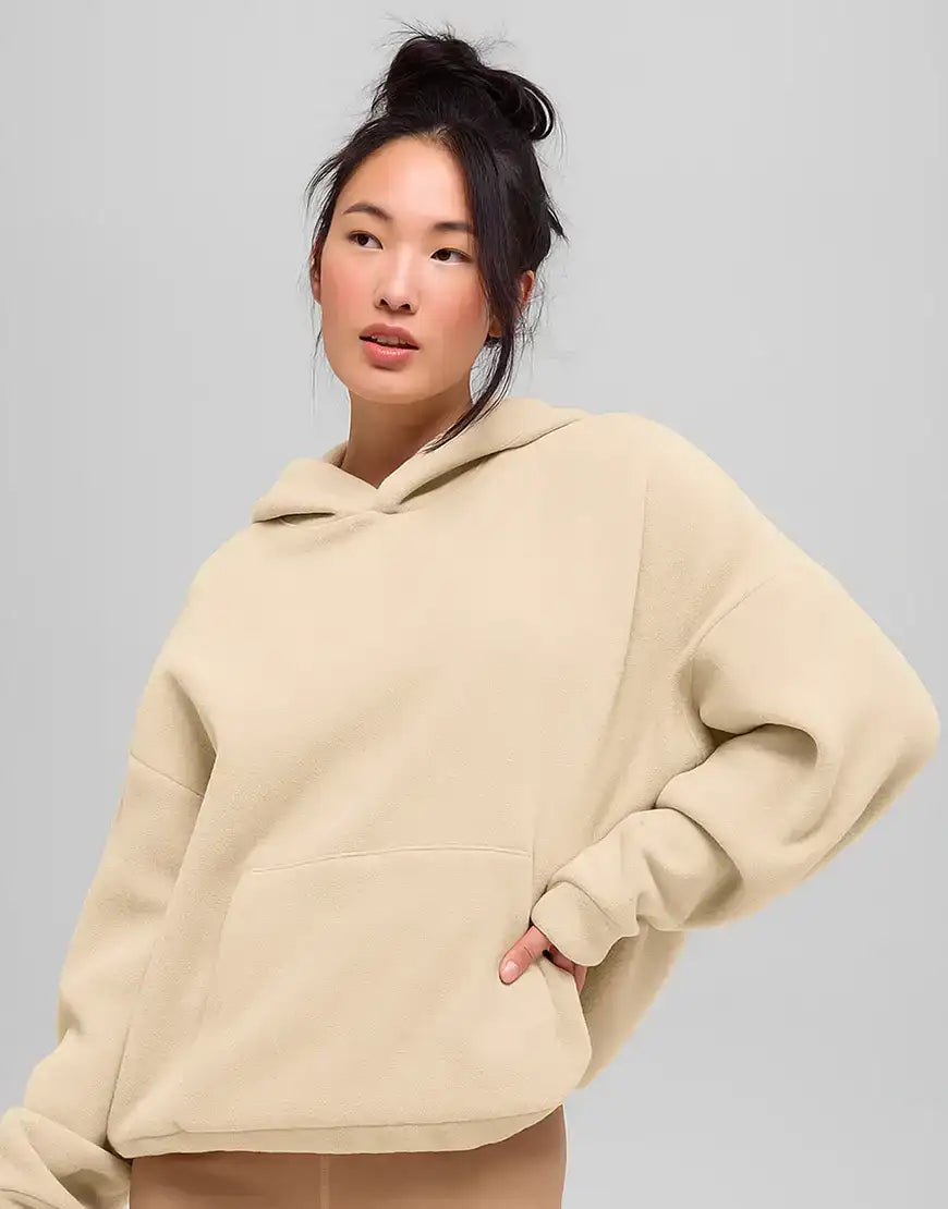 LT1K Basic Sand Oversize hoodie.