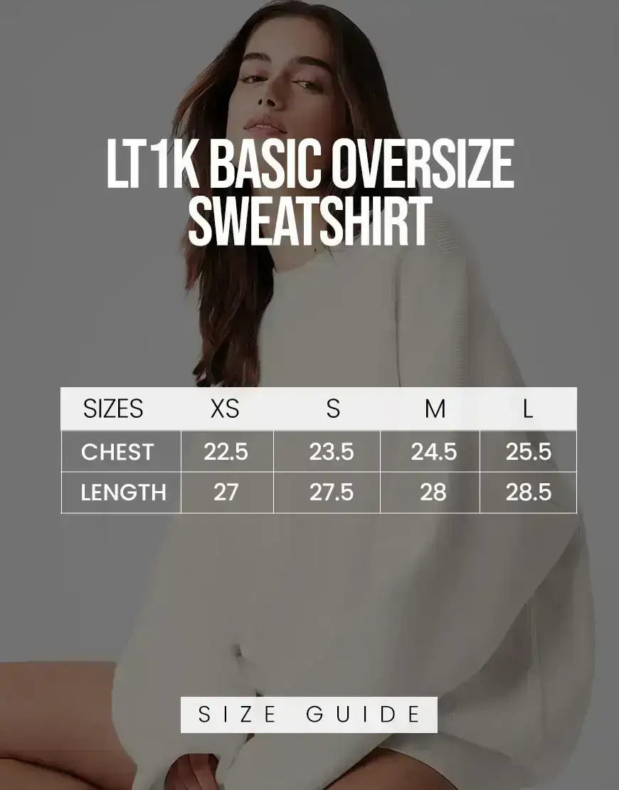 LT1K Brown Oversize Sweatshirt.