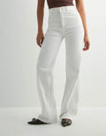 White Moxy Straight Leg Jeans (Long Length) - lessthan1thousand