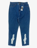 Dark Blue Mom Jeans