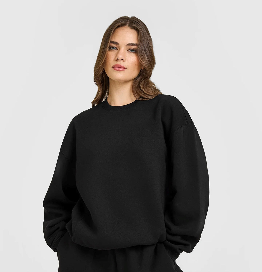 LT1K Black Oversize Sweatshirt.