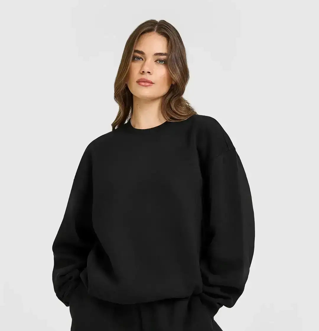 LT1K Black Oversize Sweatshirt.