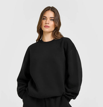 LT1K Black Oversize Sweatshirt.