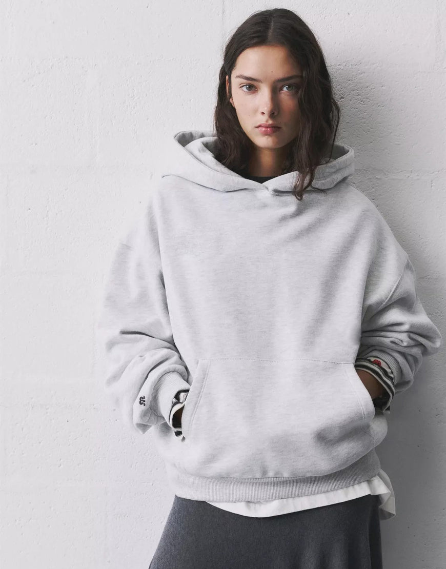 LT1K Basic Grey Oversize hoodie.