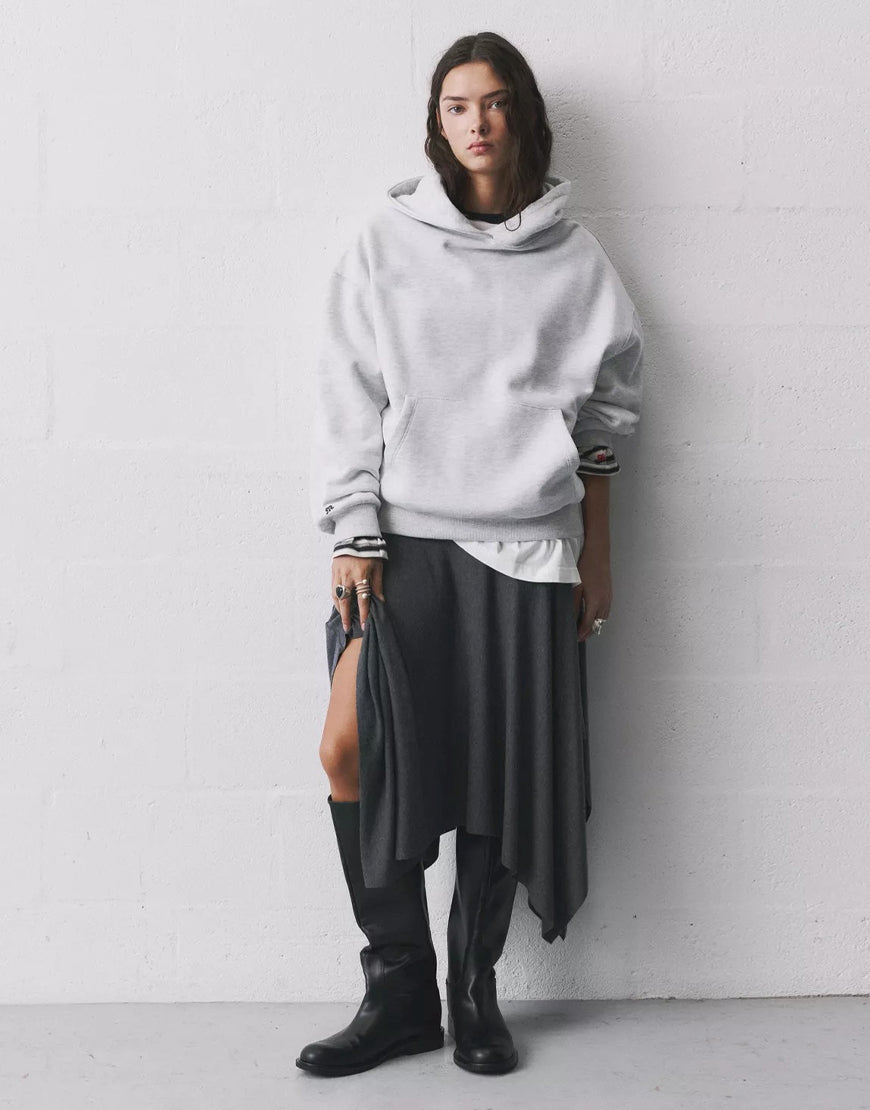 LT1K Basic Grey Oversize hoodie.