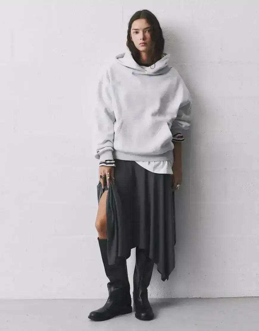 LT1K Basic Grey Oversize hoodie.