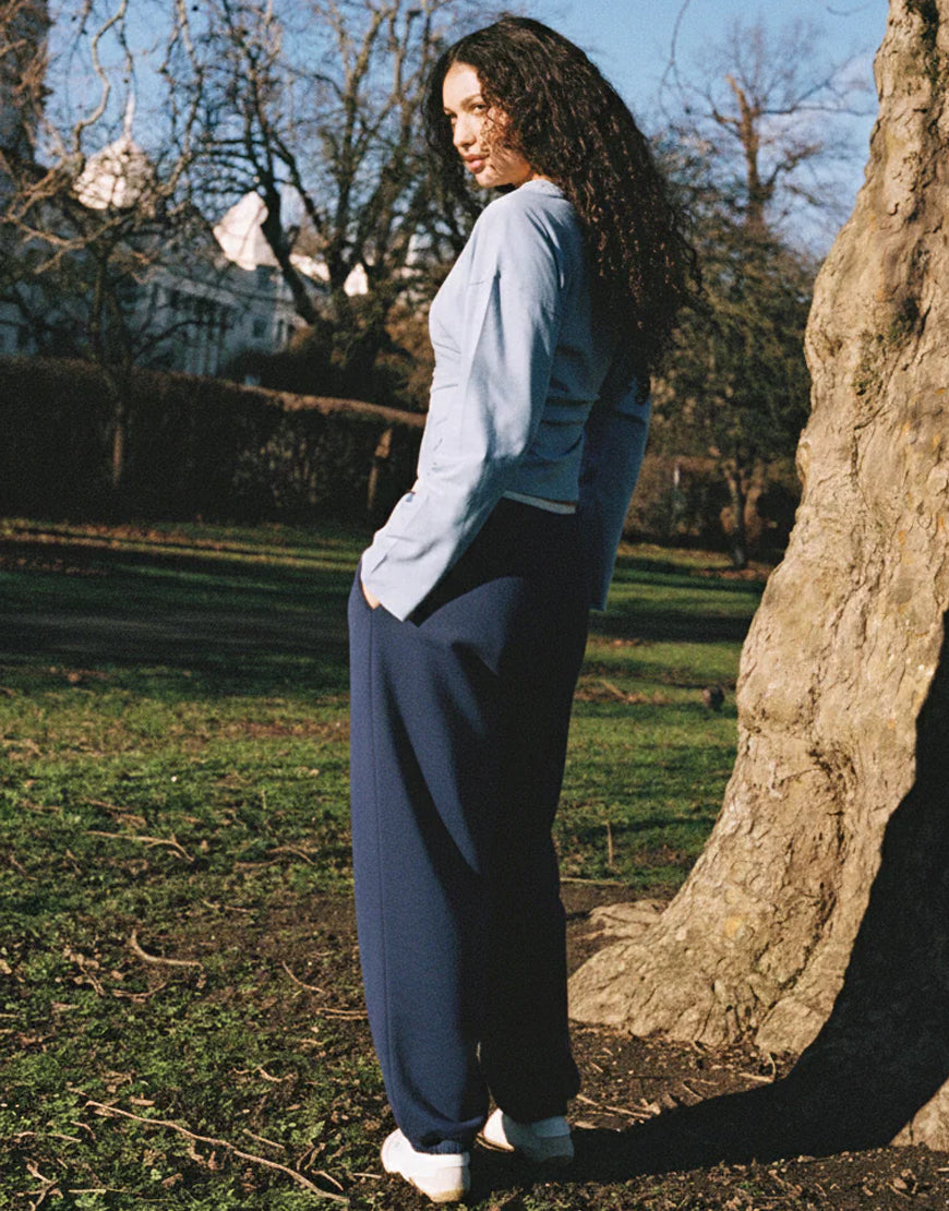 LT1K Navy Blue Baggy Trouser.(Perfect For All Season).