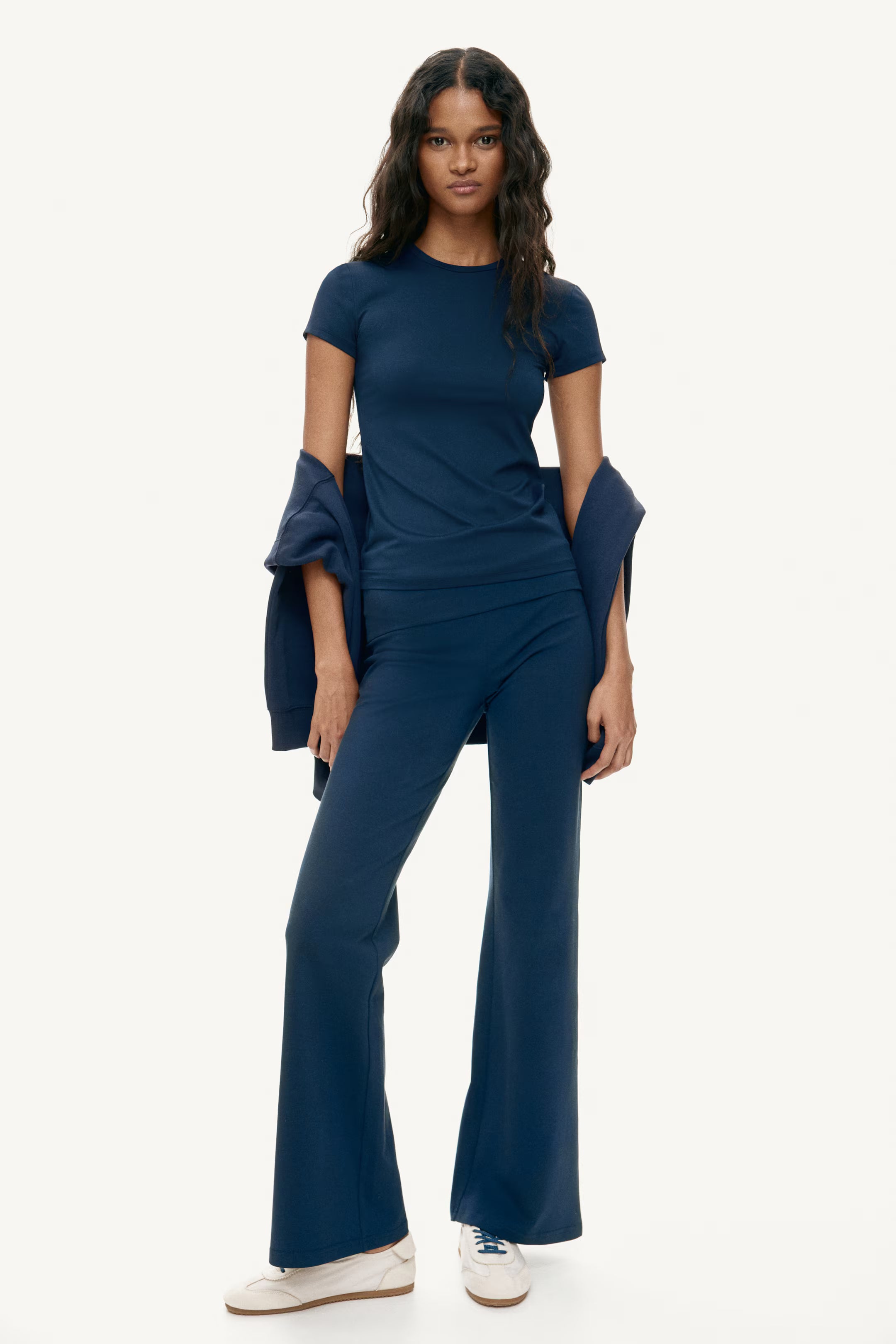 LT1K Slim Navy Blue  Essential T-Shirt.