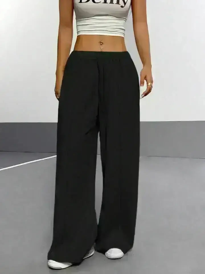 LT1K Front-Seam Wide-Leg Trouser.(Perfect For All Season)