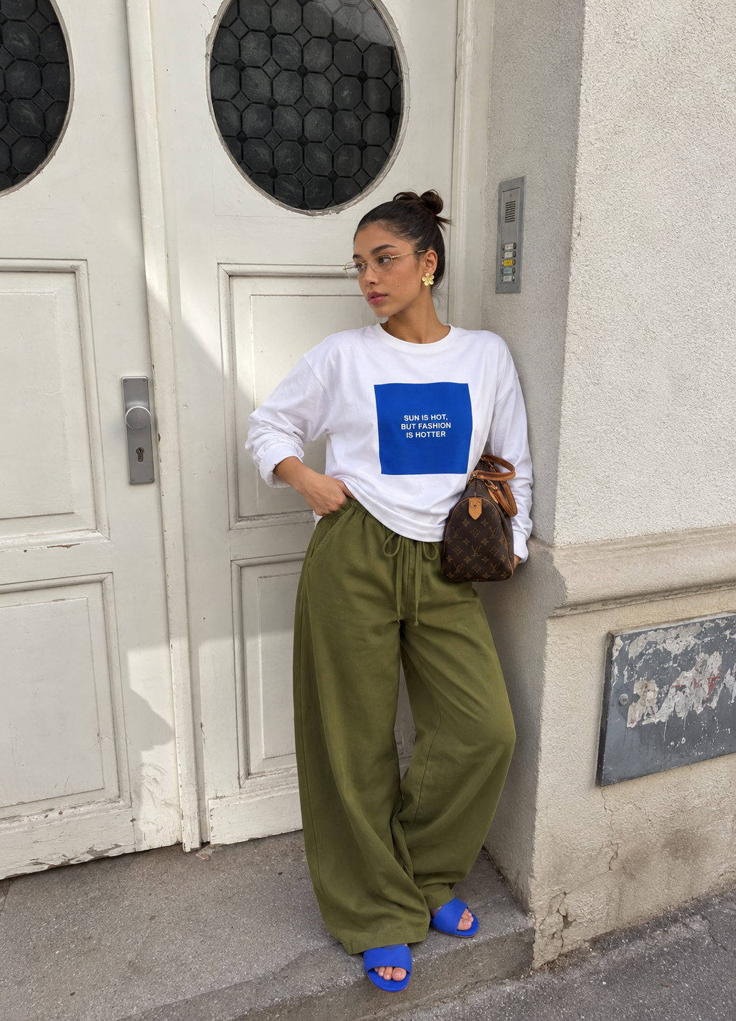 LT1K Barrel High-Waist Trousers. (Perfect For All Season).