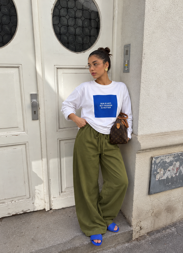 LT1K Barrel High-Waist Trousers. (Perfect For All Season).