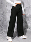 Bershka Black High-Waist Loose  Jeans. - lessthan1thousand