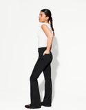 Bershka Pure Black High-Waisted Flare Jeans. - lessthan1thousand