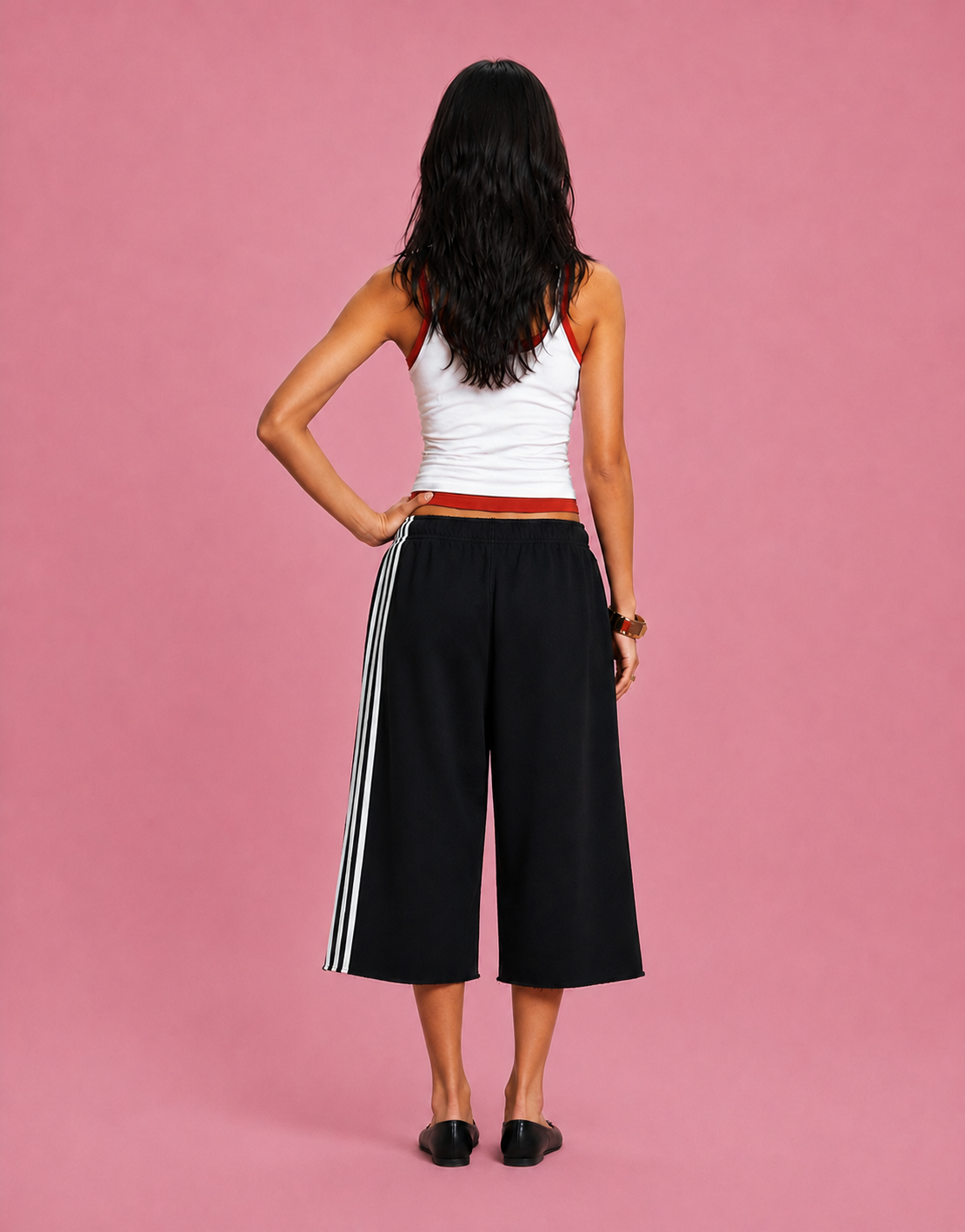 LT1K Front- Back Stripe Jorts