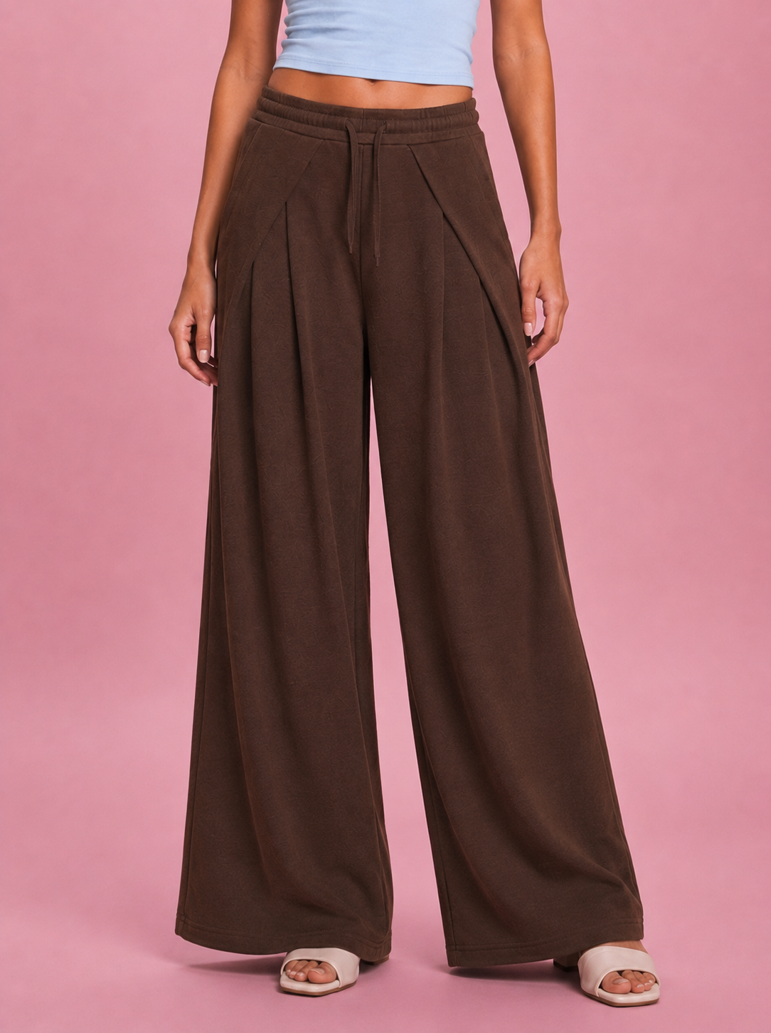 LT1K Overlap Wide Leg Trouser