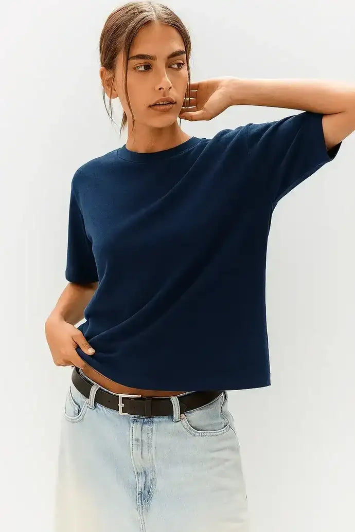 LT1K Essential Crop Oversize T-Shirt