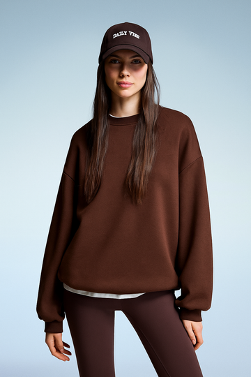 LT1K Brown Oversize Sweatshirt.