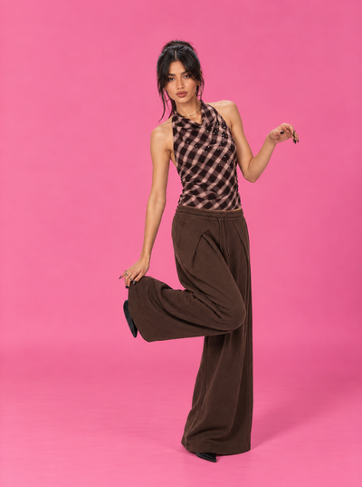 LT1K Overlap Wide Leg Trouser