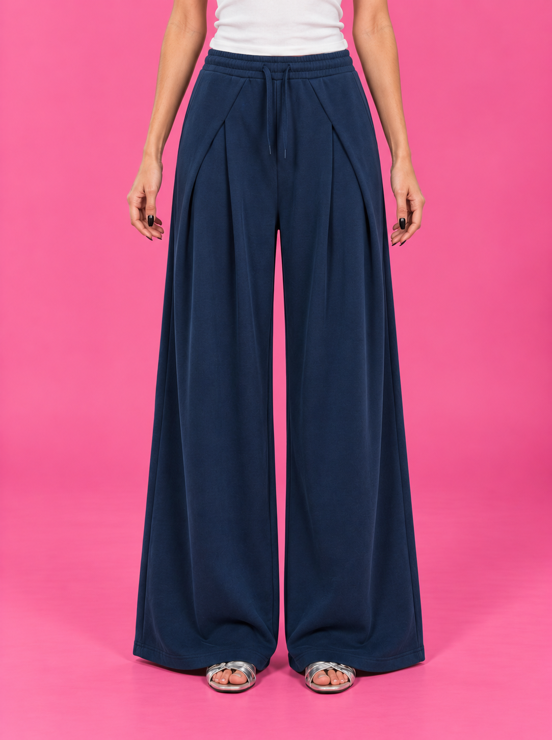 LT1K Overlap Wide Leg Trouser