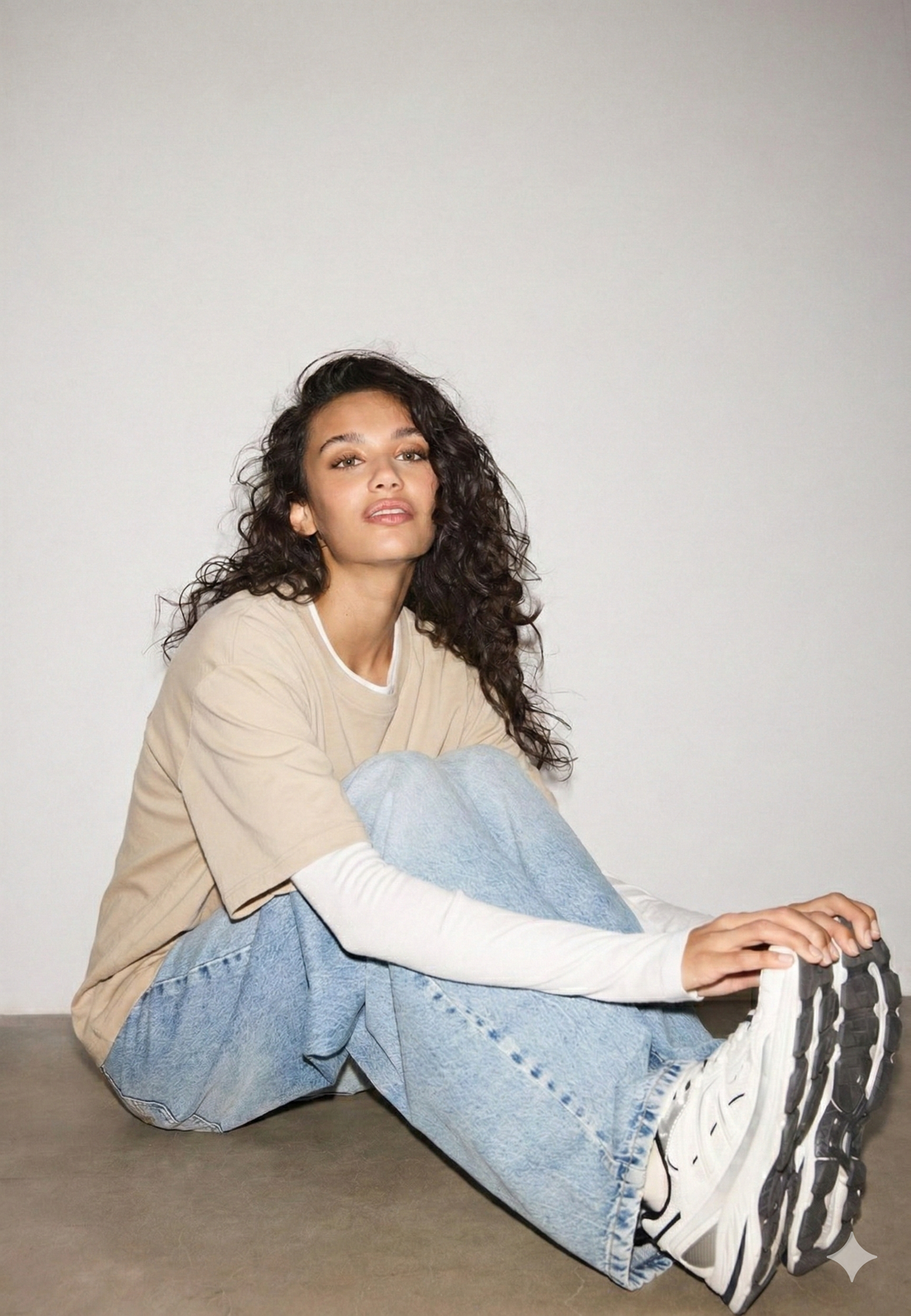 LT1K Oversize Light Taupe Essential T-Shirt.