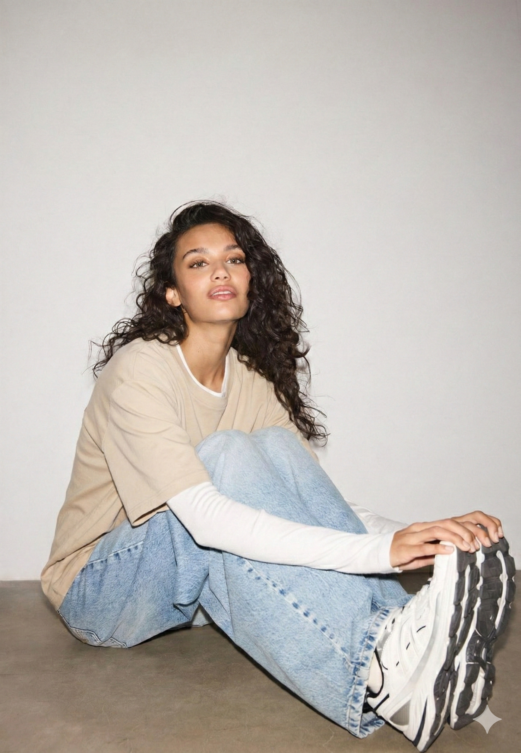 LT1K Oversize Light Taupe Essential T-Shirt.