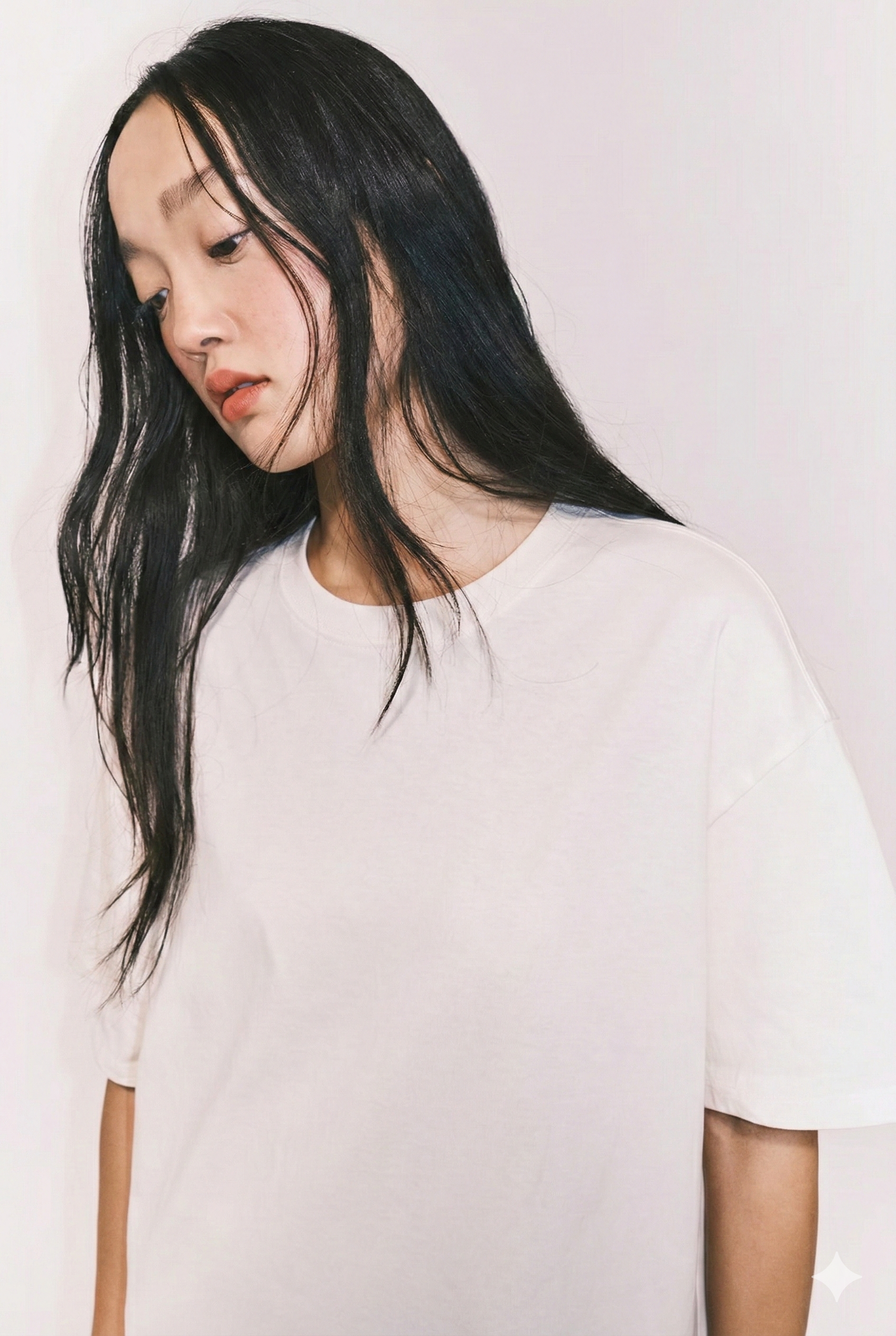 LT1K Oversize White Essential T-Shirt