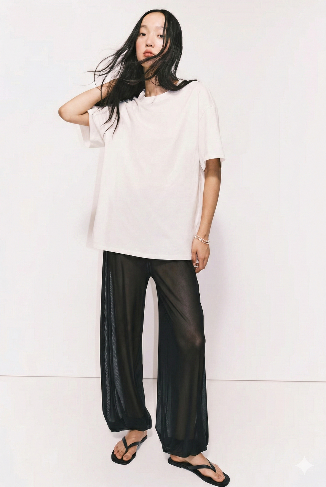 LT1K Oversize White Essential T-Shirt
