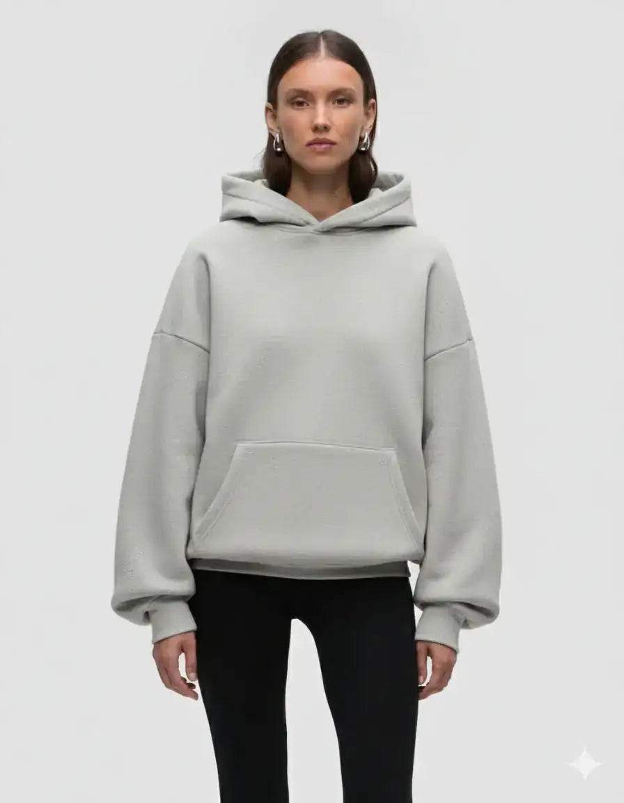 LT1K Basic Grey Oversize hoodie.