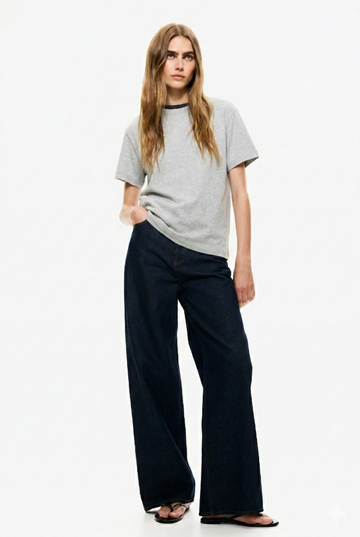 LT1K Oversize Grey Essential T-Shirt.