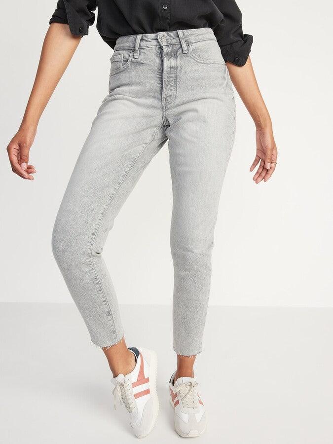 Grey Mom Jeans lessthan1thousand