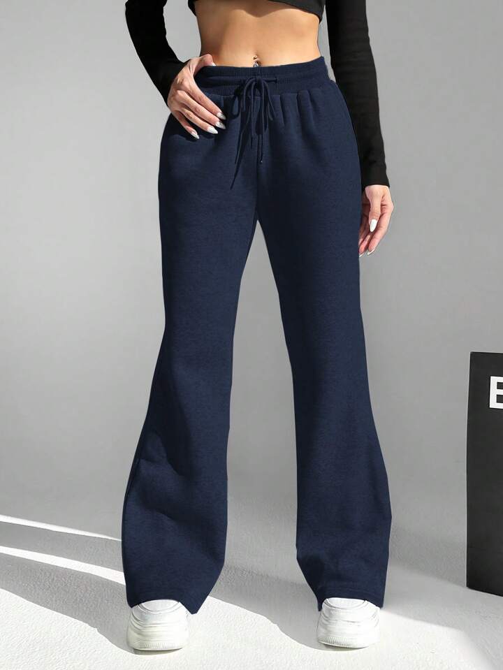 LT1K Navy Blue Flare Trouser (Made For Summer)