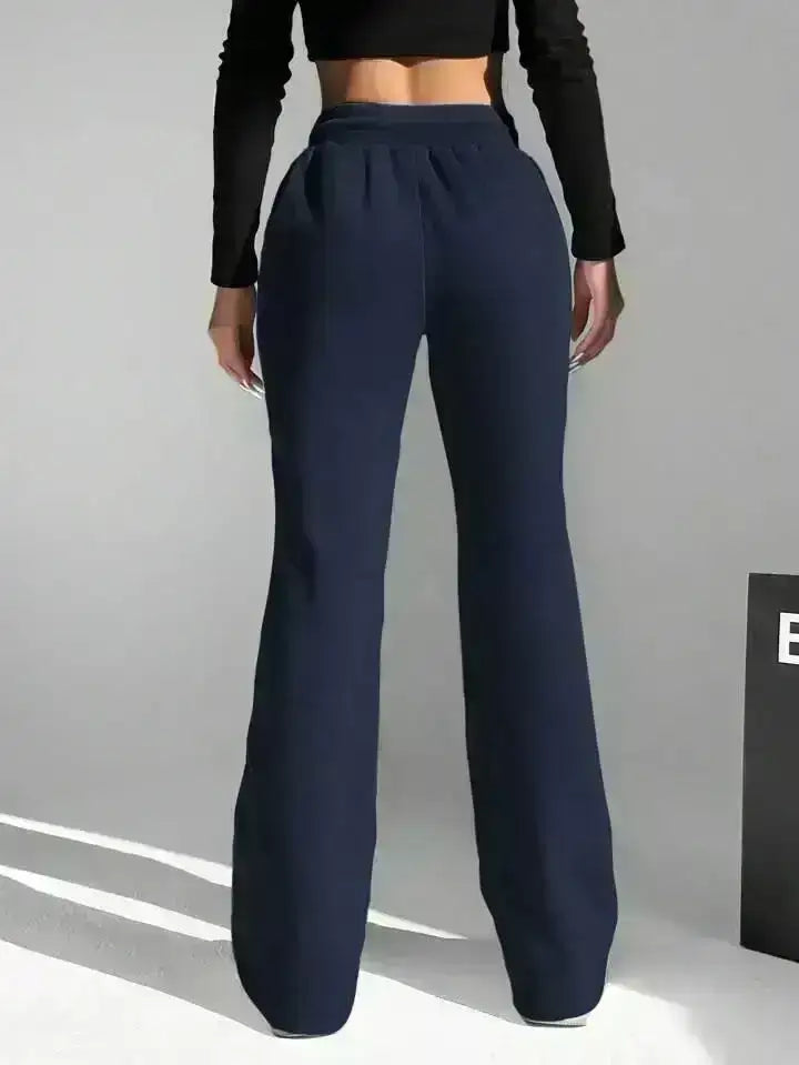 LT1K Navy Blue Flare Trouser (Made For Summer) - lessthan1thousand