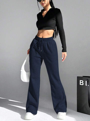 LT1K Navy Blue Flare Trouser (Made For Summer)
