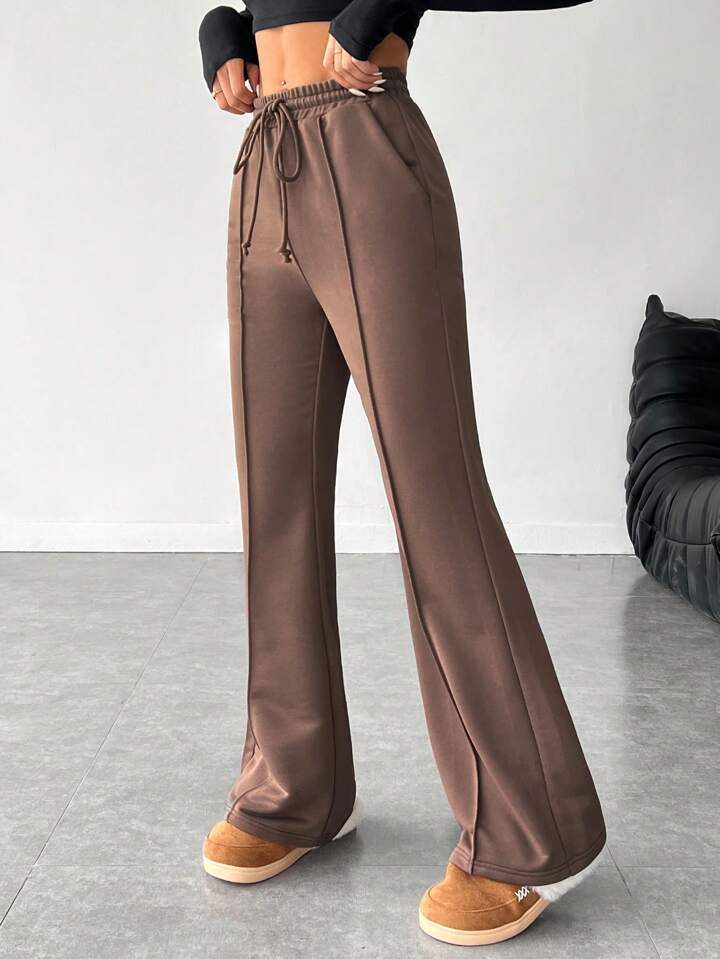 LT1K Front-Seam Flare Trouser.(Perfect For All Season)