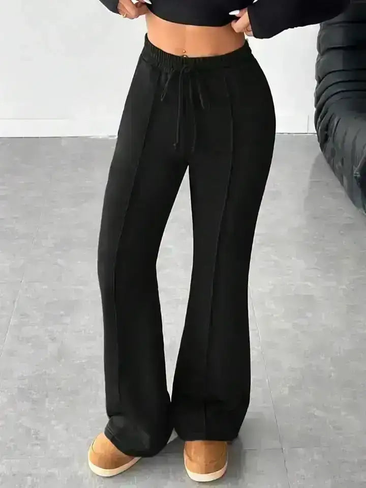 LT1K Front-Seam Flare Trouser.(Perfect For All Season)